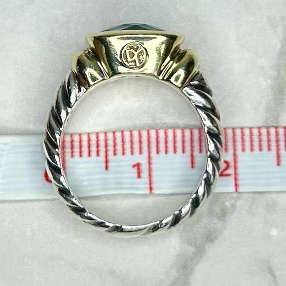 David Yurman Blue and Gold Ring - Picture 8 of 8